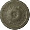 Ekena Millwork Richmond Ceiling Medallion (Fits Canopies up to 2 5/8"), Hand-Painted Spartan Stone, 18"OD x 1 3/8"P CM18RISSF - alternate 1